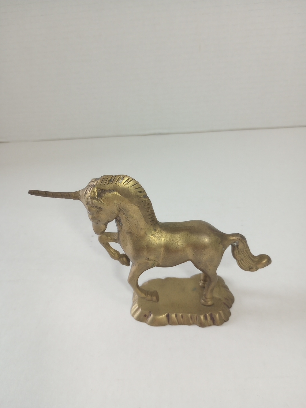 Solid Brass Unicorn Figurine Statue